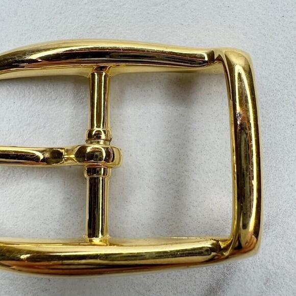 Vintage Gold Tone Simple Basic Belt Buckle for up to 1 Inch Belt - Picture 7 of 11
